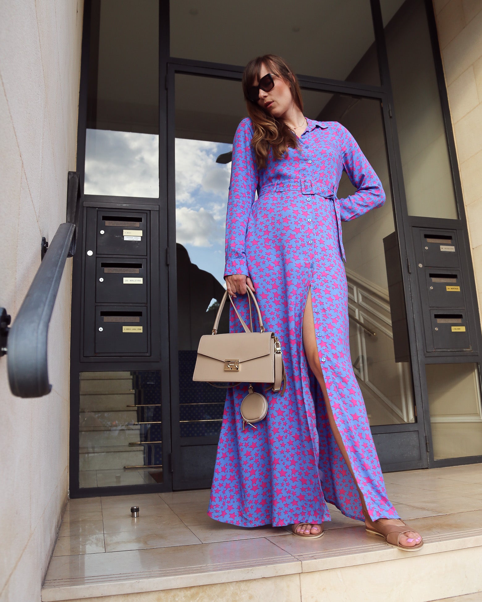 Shirt style maxi dress online