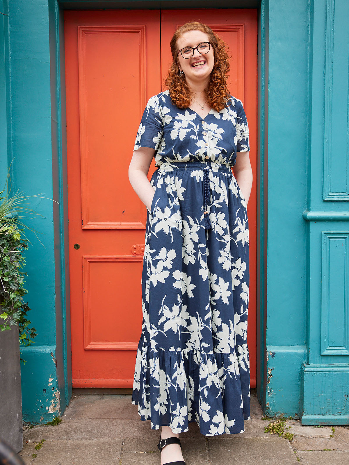 Vicky Boho Maxi Dress Floral Print TALLternative